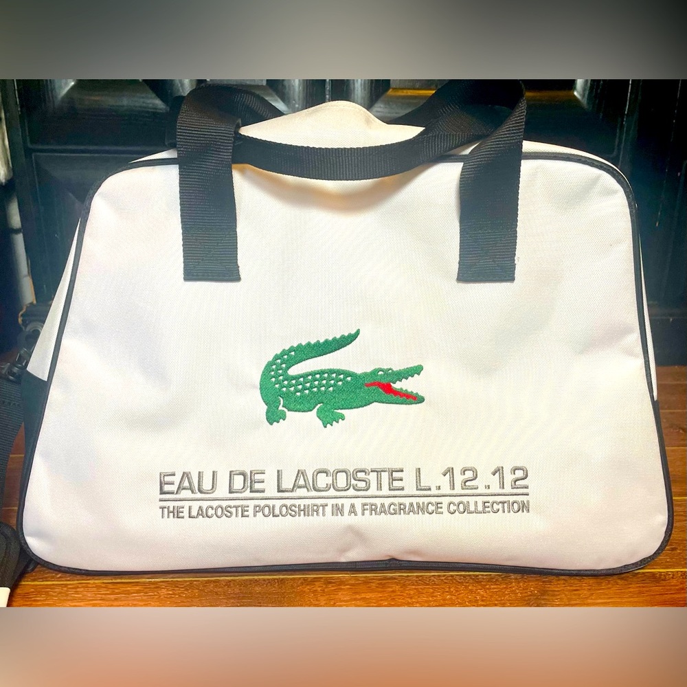 Lacoste Unisex White Bag